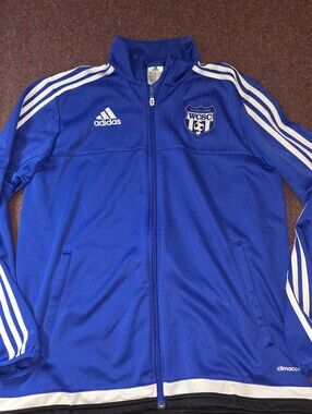 Adidas Climacool Walnut Creek Soccer Clun Zip Front Hoodie Size Large